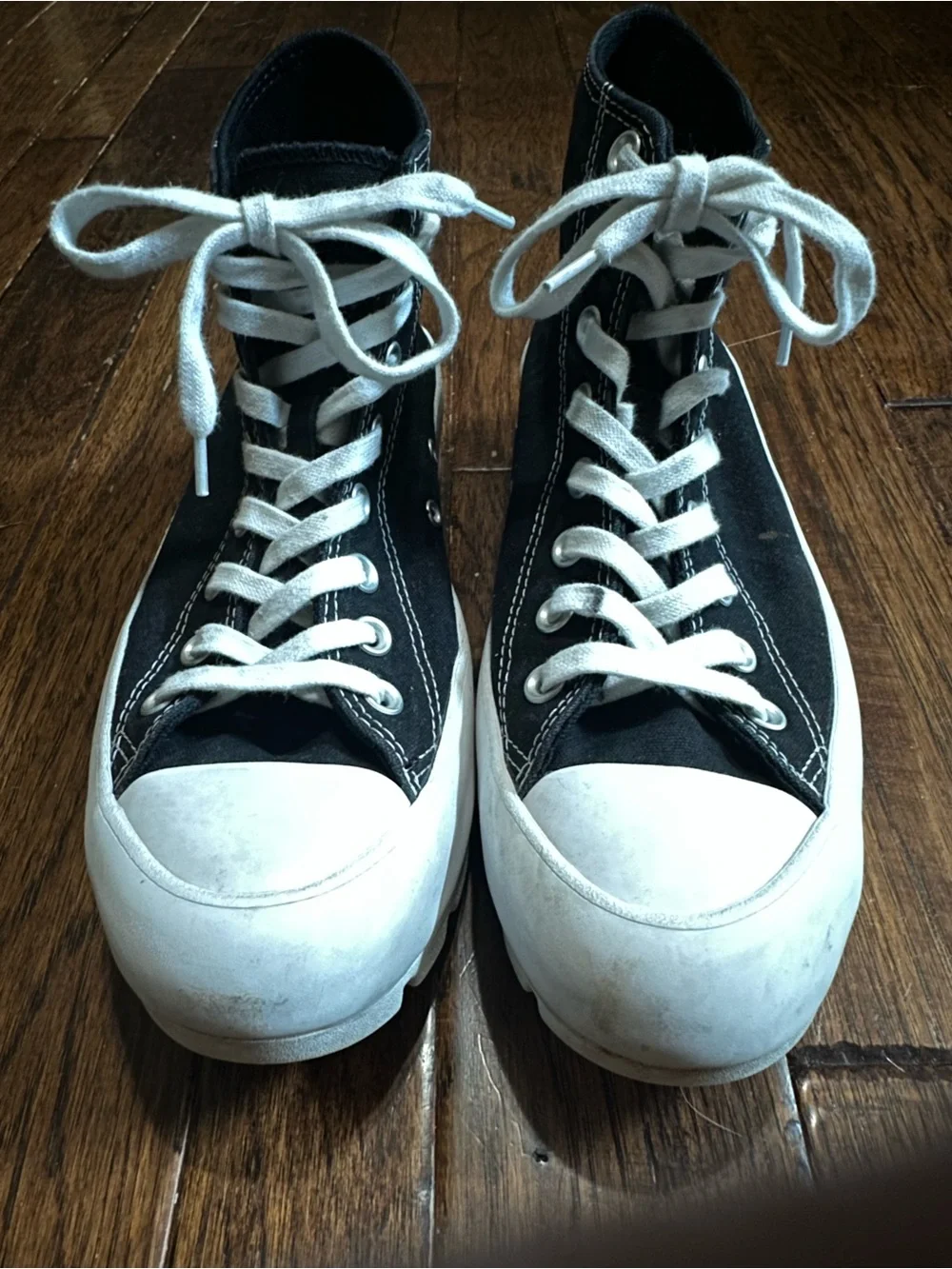 Converse Black All Star Lugged Platform Sneakers Women’s Size 9